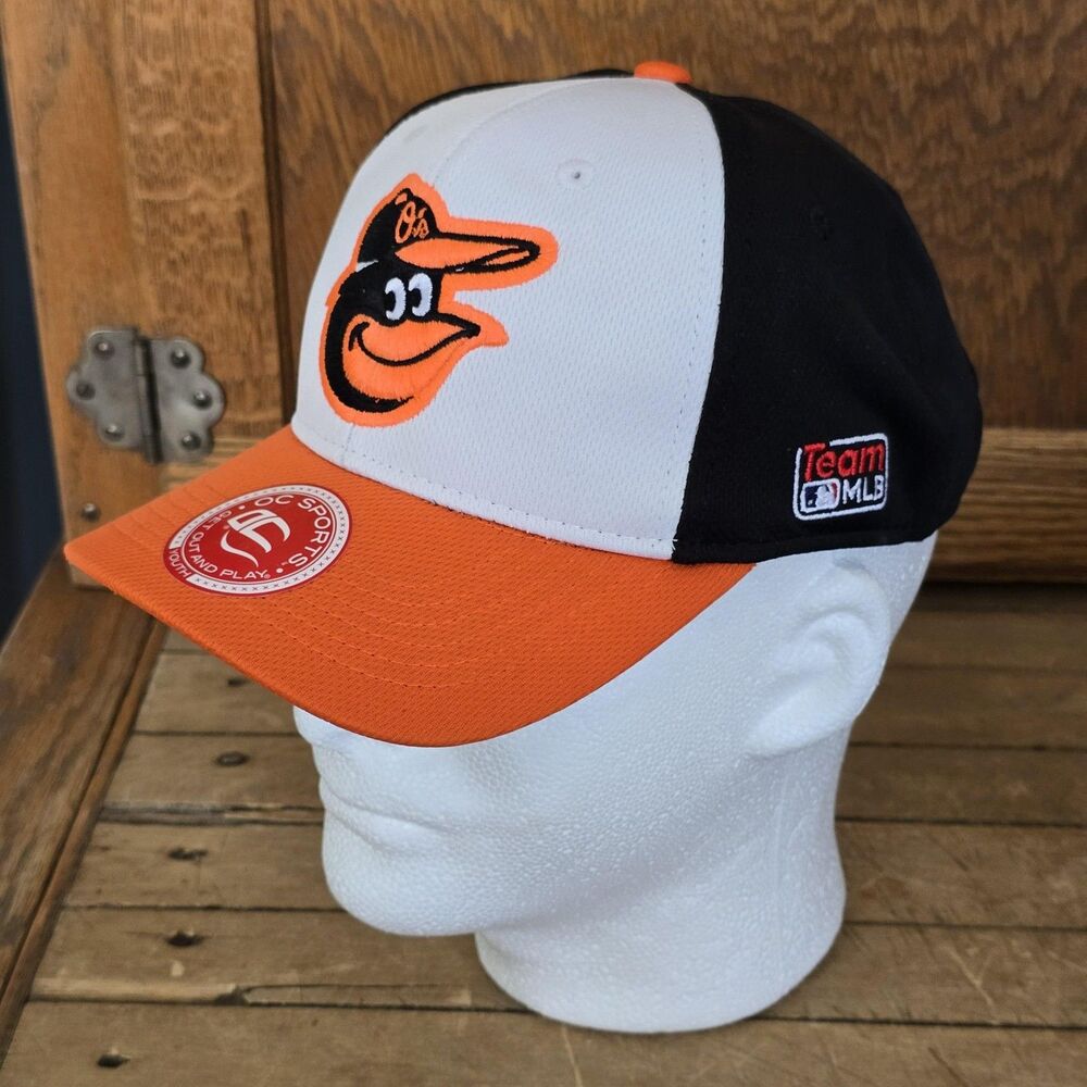 Baltimore Orioles Hat Cap Strap Back Boys One Size Orange MLB Baseball OC Sports